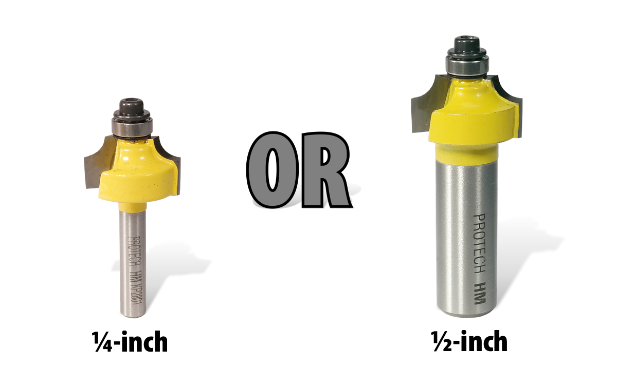 Which is better ½-inch or ¼-inch shanks? Which is better ½-inch or ¼-inch shanks?