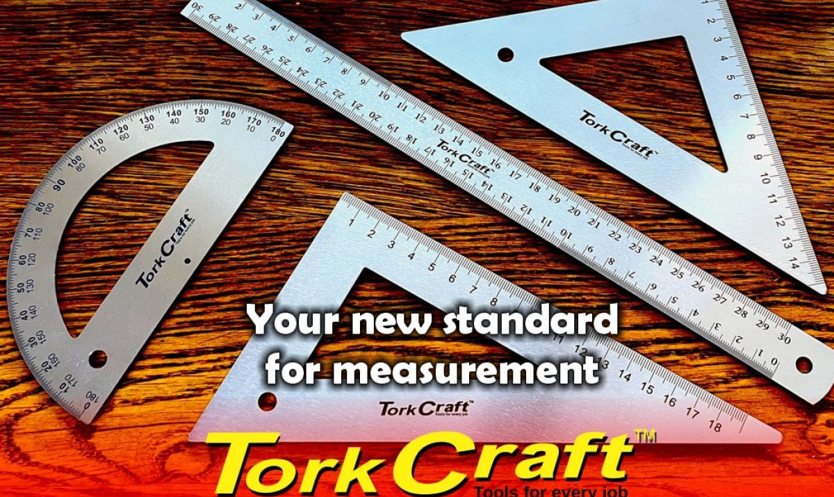 Tork Craft Carbon Steel Ruler Set