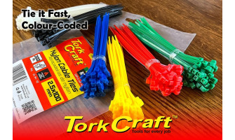 Tork Craft Multi-Colour Cable Ties Tork Craft Multi-Colour Cable Ties