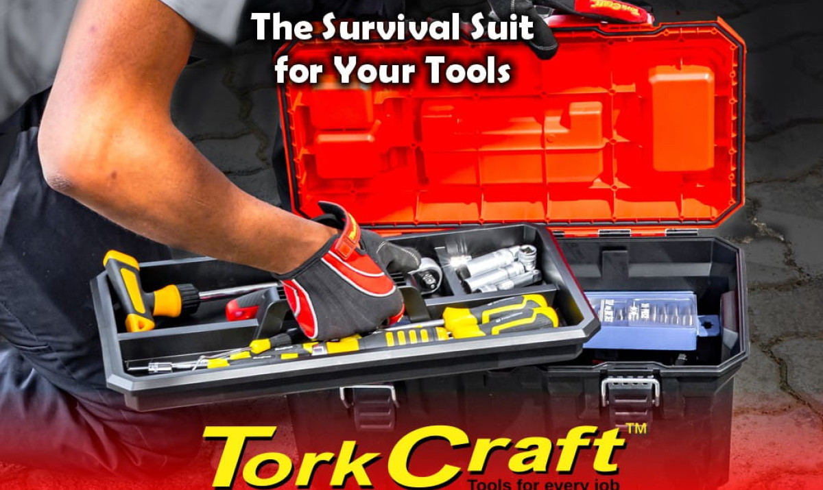 Tork Craft Heavy Duty Plastic Toolboxes