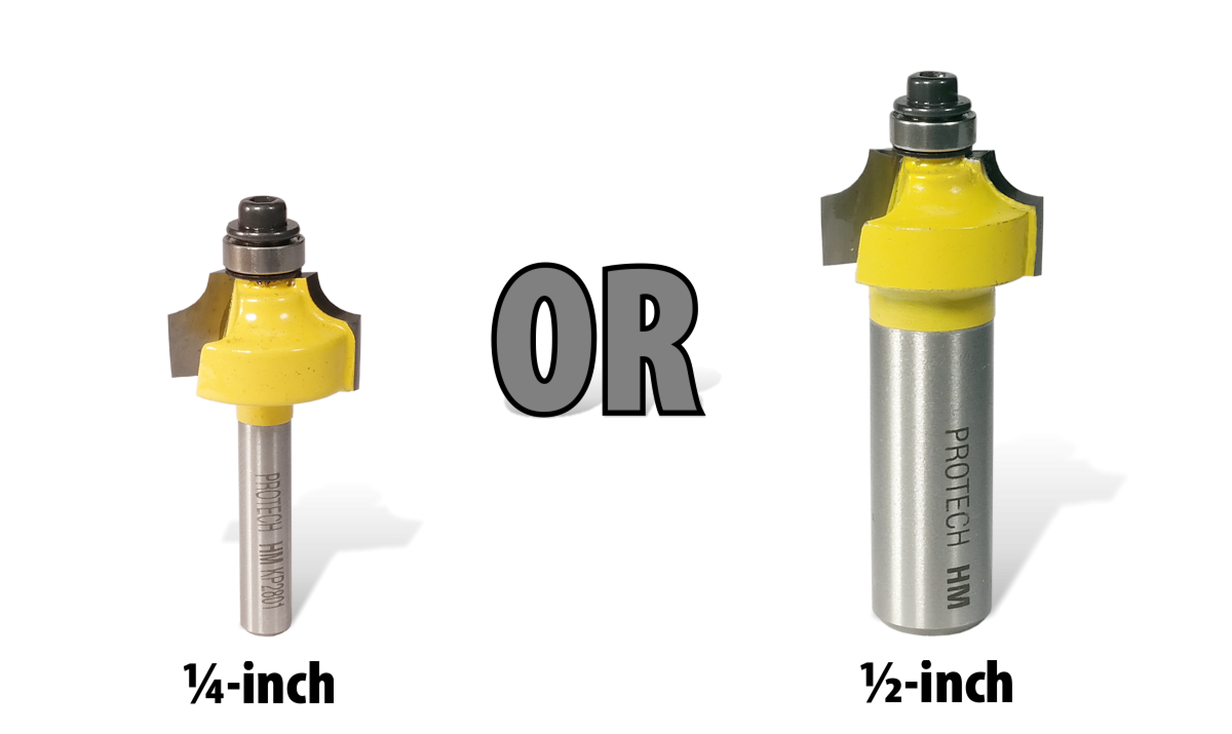 Do I choose half inch or quarter inch shanks?