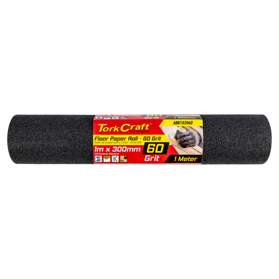 FLOOR PAPER ROLL 300MM X 1M 60 GRIT FLOOR PAPER ROLL 300MM X 1M 60 GRIT