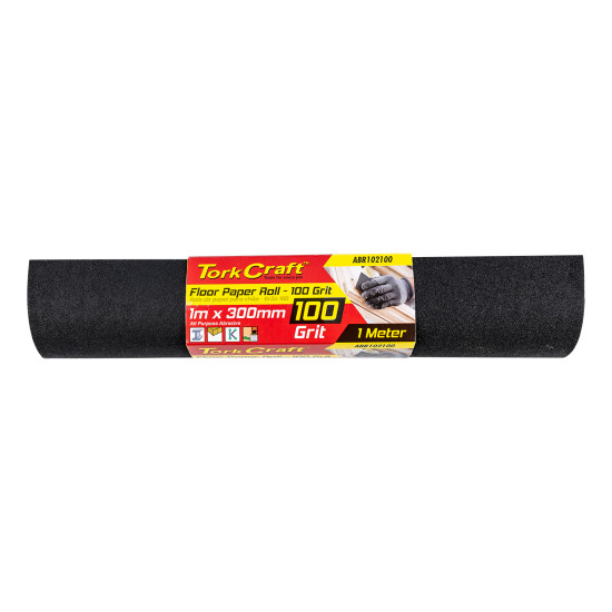 FLOOR PAPER ROLL 300MM X 1M 100 GRIT FLOOR PAPER ROLL 300MM X 1M 100 GRIT