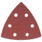 SANDING TRIANGLE SHEET 80GRIT 94X94X94MM 5/PACK W/HOLES HOOK & LOOP