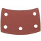 SANDING PADS CURVED 80 GRIT HOOK AND LOOP