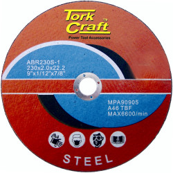 CUTTING DISC FOR STEEL 230 X 2.0 X 22.22MM