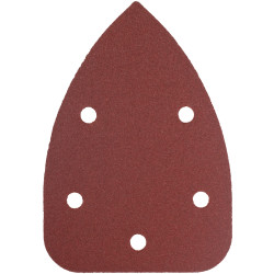 SANDING TRIANGLE 120 GRIT 140 X 140 X 98MM 5/PACK W/H HOOK AND LOOP