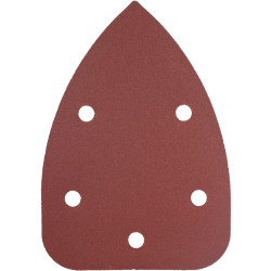 SANDING TRIANGLE 180 GRIT 140 X 140 X 98MM 5/PACK W/H HOOK AND LOOOP