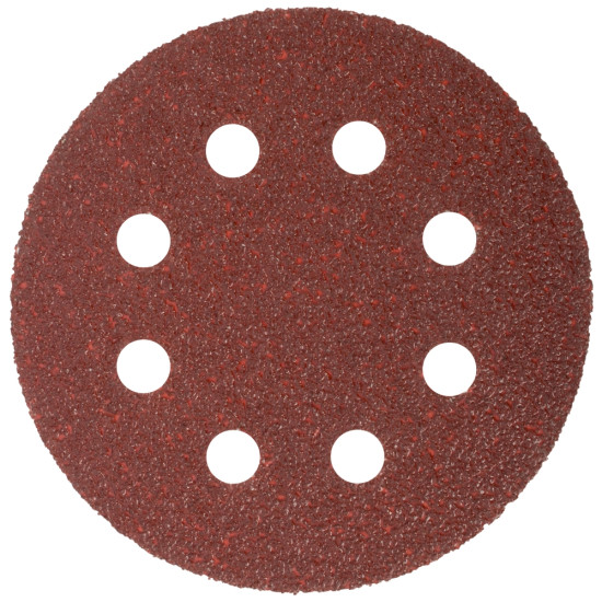 SANDING DISC 115MM 40 GRIT WITH HOLES 10/PK HOOK AND LOOP