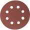 SANDING DISC 115MM 180 GRIT WITH HOLES 10/PK HOOK AND LOOP