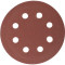 SANDING DISC 125MM 40 GRIT WITH HOLES 10/PK HOOK AND LOOP