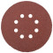 SANDING DISC 150MM 40 GRIT WITH HOLES 10/PK HOOK AND LOOP