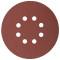SANDING DISC 150MM 60 GRIT WITH HOLES 10/PK HOOK AND LOOP