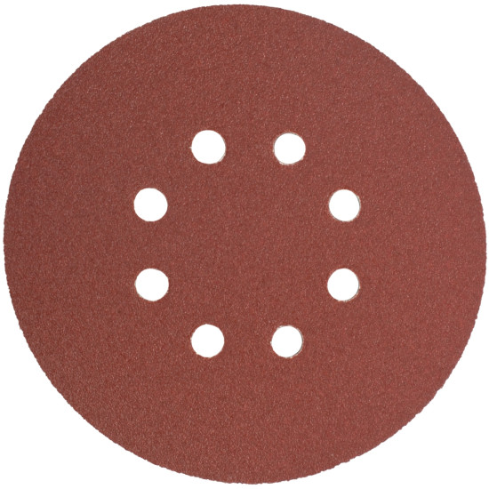 SANDING DISC 150MM 80 GRIT WITH HOLES 10/PK HOOK AND LOOP SANDING DISC 150MM 80 GRIT WITH HOLES 10/PK HOOK AND LOOP