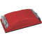 SANDING BLOCK 165 X 85 FOR HAND USE RED
