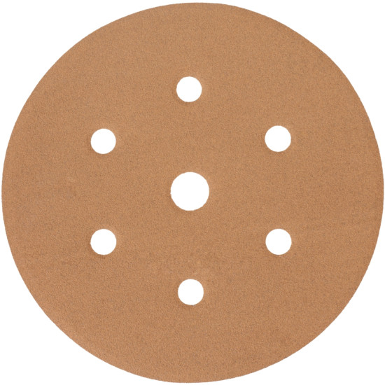 GOLD DISC (50 PIECES) 400GRIT 150MM X 6+1 HOLES HOOK AND LOOP GOLD DISC (50 PIECES) 400GRIT 150MM X 6+1 HOLES HOOK AND LOOP