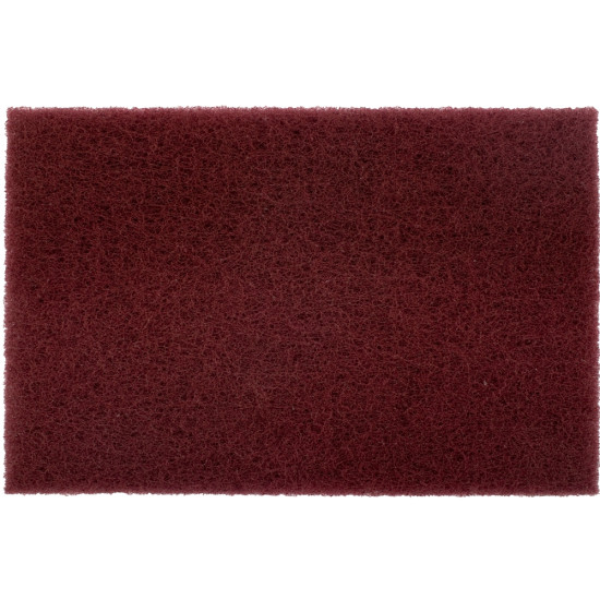 PAD NON WOVEN INDUSTRIAL STRENGTH 150 X 230MM SUPER FINE MAROON 20 PIE PAD NON WOVEN INDUSTRIAL STRENGTH 150 X 230MM SUPER FINE MAROON 20 PIE