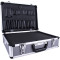 ALUMINIUM CASE 45.5 X 33 X 15.2 WITH 5 X DIVIDERS AND FOAM INSERTS