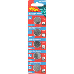 BATTERY COIN CR2025 3V LITHIUM X5 PACK (MOQ 20)
