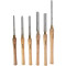 CHISEL SET WOOD TURNING HSS 6 PIECE WOODEN CASE