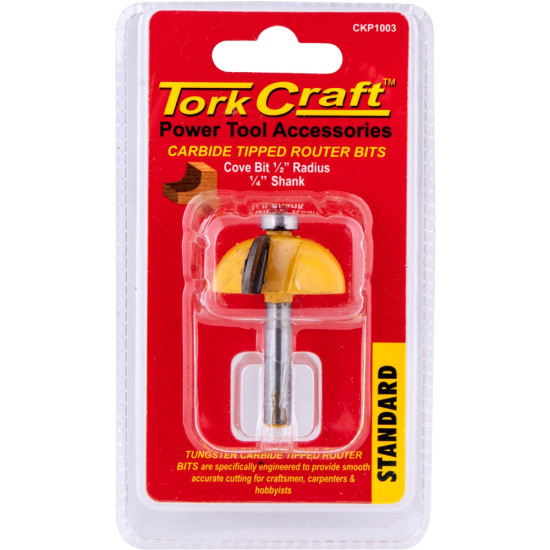 COVE ROUTER BIT 1/2' COVE ROUTER BIT 1/2'