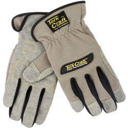 MECHANICS GLOVE SMALL SYNTHETIC LEATHER PALM SPANDEX BACK