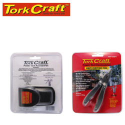 MULTITOOL SILVER MINI WITH LED LIGHT WITH NYLON POUCH IN BLISTER