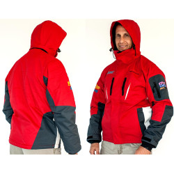 RED UNISEX JACKET REMOVABLE POLAR FLEECE GREY - SMALL 3 IN 1