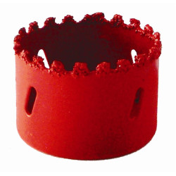 HOLE SAW CARBIDE GRIT 20MM - RED