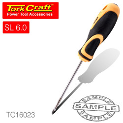 SCREWDRIVER SLOTTED 6 X 38MM