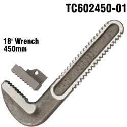 REPL. JAW SET PIPE WRENCH HEAVY DUTY 450MM