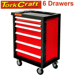 TORK CRAFT 6 DRAWER ROLLER TOOL CABINET ON CASTORS EMPTY