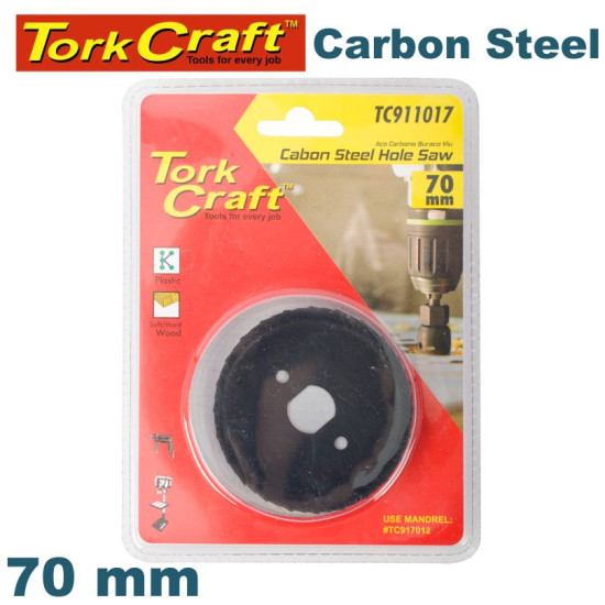 CARBON STEEL HOLE SAW 70MM