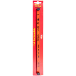2PC HACKSAW BLADE BI-METAL 18TX300 HANGING CARD