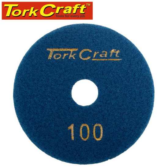 100MM DIAMOND POLISHING PAD 100 GRIT DRY USE 100MM DIAMOND POLISHING PAD 100 GRIT DRY USE