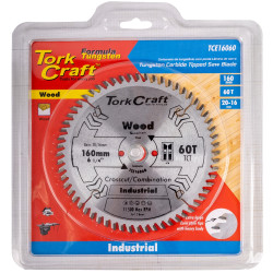 BLADE TCT EURO TIP 160X60T 2OMM BORE WOOD CUTTING PROFESIONAL