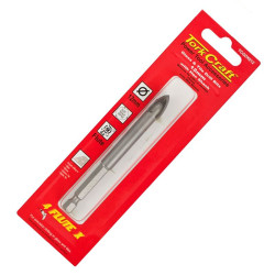 GLASS & TILE DRILL 12MM 4 FLUTE WITH HEX SHANK