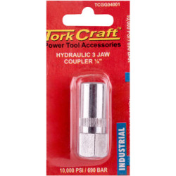 HYDRAULIC 3 JAW COUPLER 1/8' BLISTER