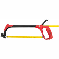 ALUMINUM ALLOY HACKSAW FRAME 300M C/W 1 + 3 FREE BLADES TORK CRAFT