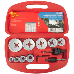 HOLESAW SET 13PC IN CASE BI-METAL