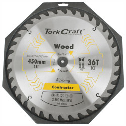 BLADE CONTRACTOR 450 X 36T 30/1 CIRCULAR SAW TCT