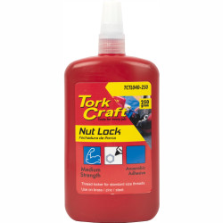 NUT LOCK MEDIUM STRENGTH FOR STD SIZED T  250 GRAM