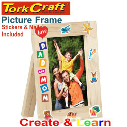 CREATE AND LEARN WOODEN PICTURE FRAME