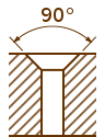 Drawing of countersunk hole