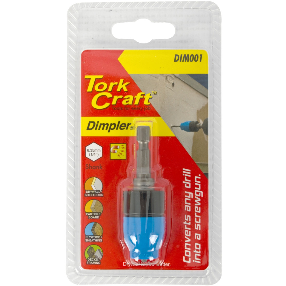 DIMPLER FOR DRIVING DRYWALL SCREWS PH2 AUTO CLUTCH FITS ANY DRILL
