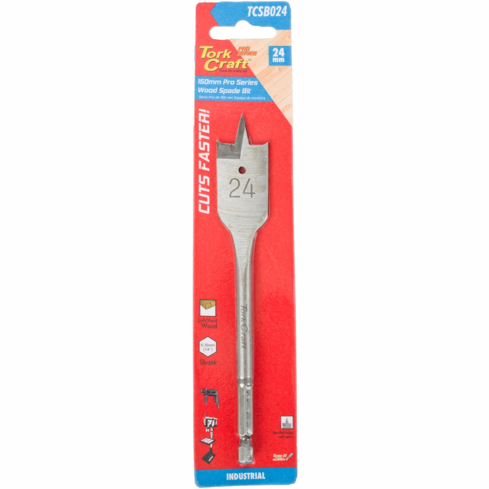 SPADE BIT PRO SERIES 24MM X 150MM