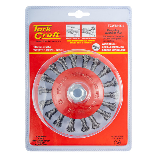 Wolfcraft Steel Wire Cup Brush, Twisted I 2125000